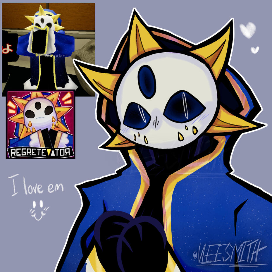 Character belongs to Regretevator