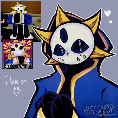 Character belongs to Regretevator